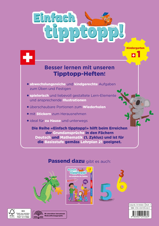 Einfach tipptopp! Deutsch - Kindergarten 1- Ich entdecke das Alphabet