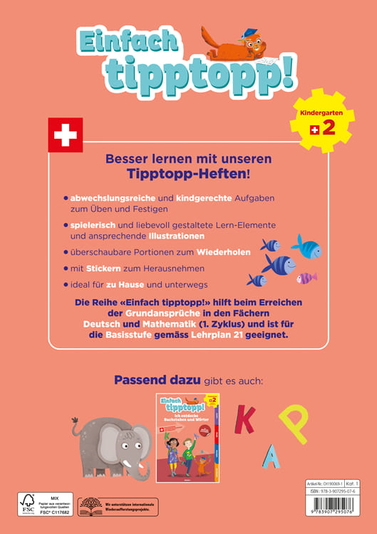 Einfach tipptopp! Mathematik - Kindergarten 2 - Ich zähle und rechne