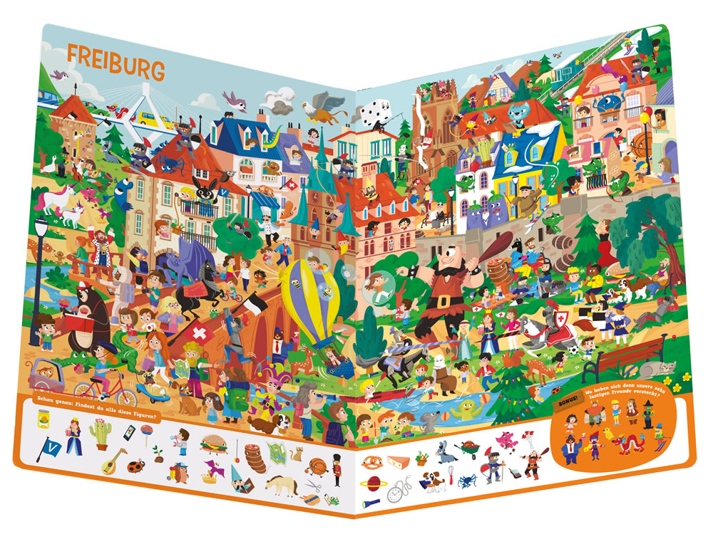 Mein riesiges Wimmelbuch der Schweiz