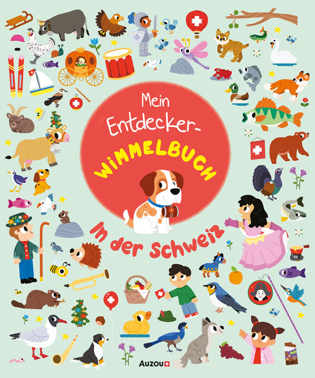 mein entdecker-wimmelbuch: in der schweiz
