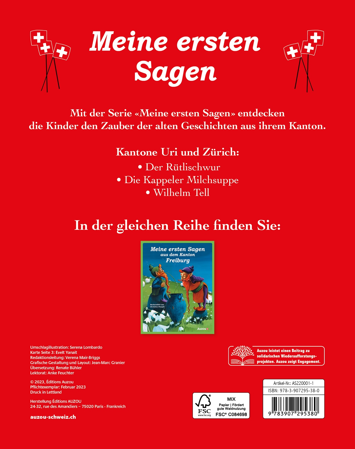 Meine ersten Sagen der Kantone Uri und Zürich