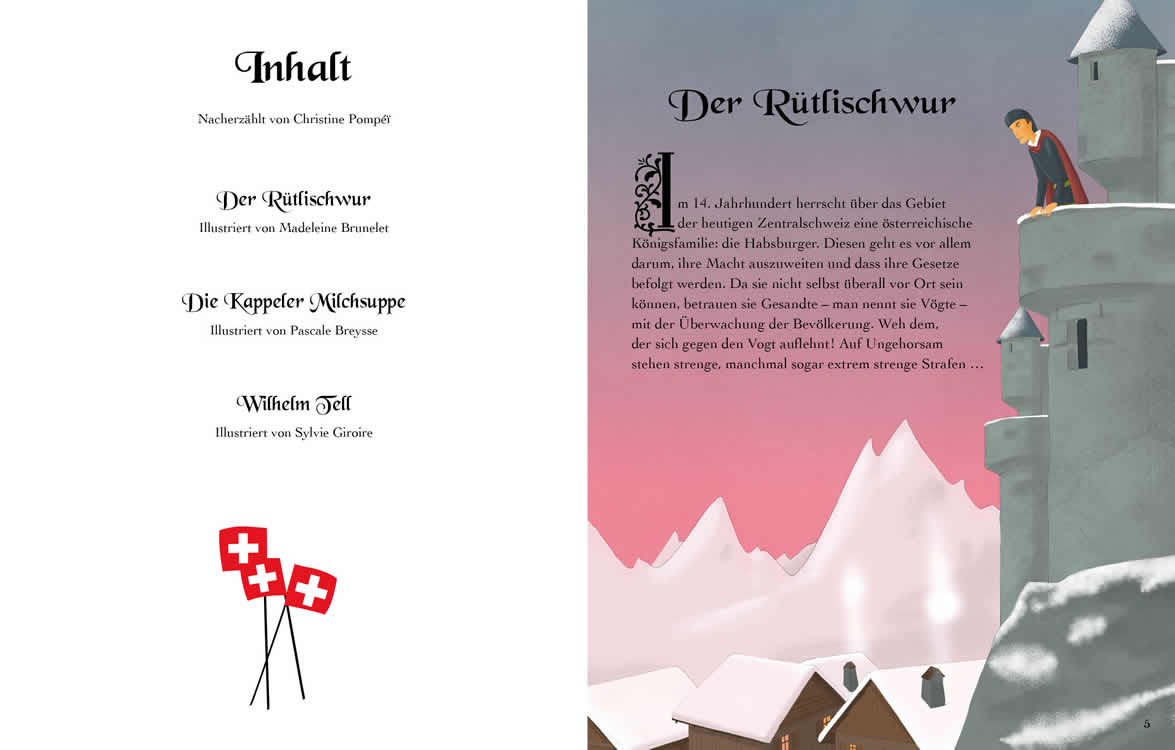 Meine ersten Sagen der Kantone Uri und Zürich