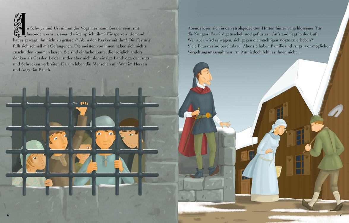 Meine ersten Sagen der Kantone Uri und Zürich