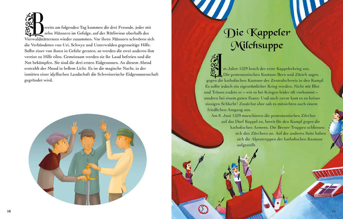 Meine ersten Sagen der Kantone Uri und Zürich