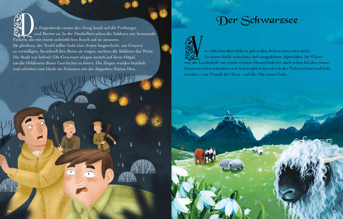 Meine ersten Sagen des Kantons Freiburg